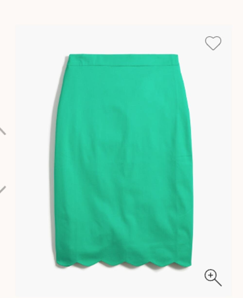 J.Crew Pencil Skirt Women's Size 2 NWT Emerald Green Lined Career Midi BB468